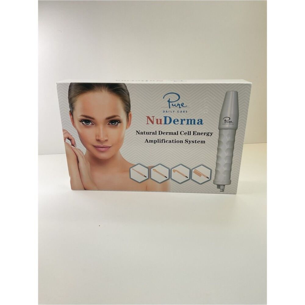 Pure Daily Care NuDerma Skin Therapy Wand High Frequency Anti Aging Neon Cap
